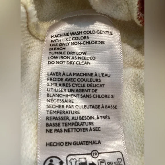 Anthropologie Niki Bubble Sweatshirt Pilcro NEW XL Yellow Stripe - Picture 10 of 11